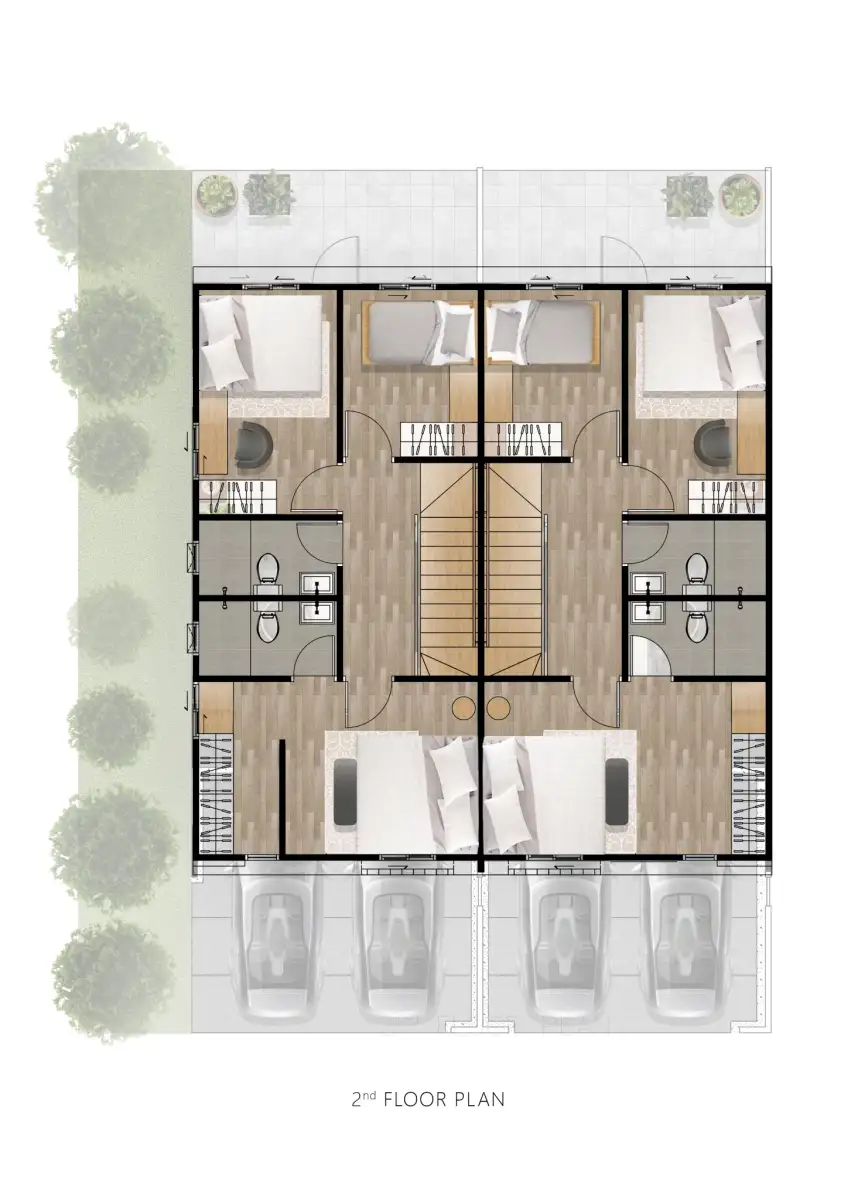 The Wish 3 บ้านทาวน์โฮม 2 ชั้น – ป่าคลอก ภูเก็ต